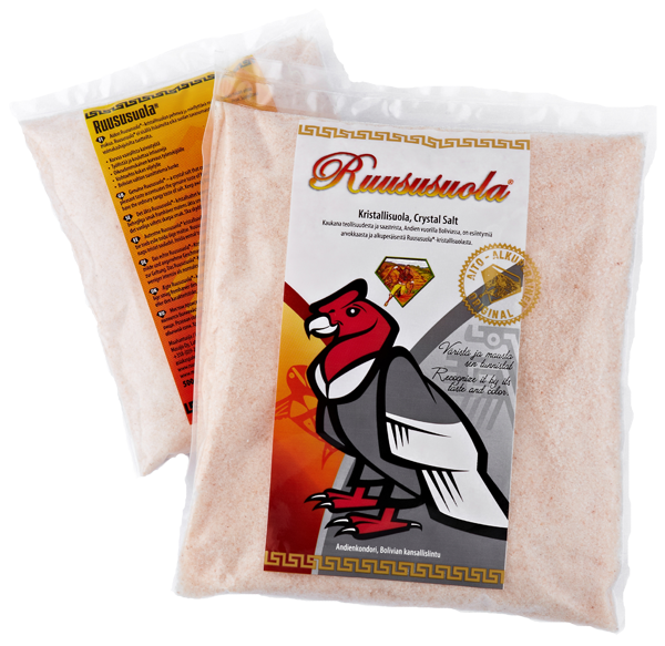 Ruususuola hieno 500g Boliviasta