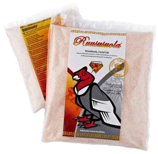 Ruususuola hieno 500g Boliviasta